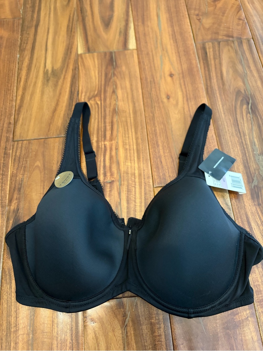 40D Black Underwire Lightly Lined WACOAL Basic Beauty T-Shirt Bra #853192 NWT